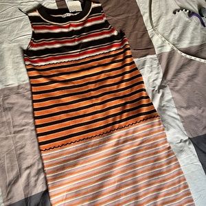 Marni for Uniqlo dress, wool, sleeveless, colour block, NWT